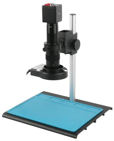 Microscopio 1080P HDMI 180X Set HDMI VGA USB Video digitale Microscopio monoculare Fotocamera 180X C-Mount Strumenti di riparazione del telefono for saldatura