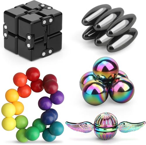 Dilabnda Sensory Fidget Toys Großpackung, 3er-Pack Cooles Gadget Tischspinner Spielzeug für Erwachsene Teenager, beruhigendes Fidget Spielzeugset für Partygeschenke Weihnachtsstrumpfzeug