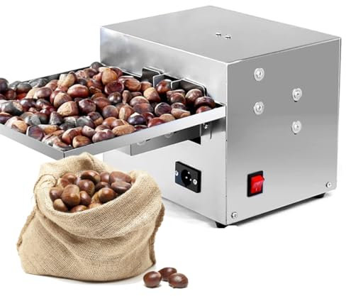IUokLU Apriscatole Automatico per Castagne 15-25 kg/hMacchina elettrica Commerciale per schiacciare Le Castagne 60 WMacchina Commerciale per sgusciare Le Castagne in,