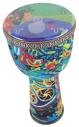 UPKOCH Djembe Schlagzeug Percussion Drum Handtrommel Erwachsener Trommelhand Afrikanische Schlagtrommel Afrikanische Handtrommel Afrikanische Kunstwerke Afrikanische Rhythmen Drum PVC