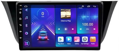 Android 14.0 2 DIN Stereo Autoradio, Touchscreen QLED da 9 pollici Stereo Auto per Iveco Daily 2013-2023 - Carplay Android Auto DSP -con 4G WiFi SWC BT 5.0 + Telecamera di Backup(P5 4G+WIFI 8Core 6G+1