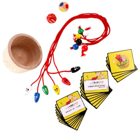 Toyvian Wooden Interactive Desktop Game Mouse Educational for Enhances Reaction and Logic Skills Non-deformable Material Fun Boy Girl Activity