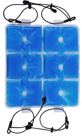 Quorvex Gel Kühlpack | Flexible -Gel-Kompressen,Flexibles Kühlpad Wiederbenutzbar Unterwegs Alltag Outdoor Zuhause Student Pendler