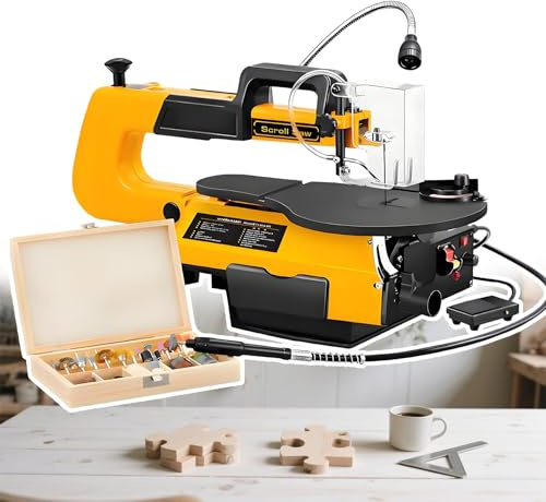 Sega a scorrimento professionale con tavolo inclinabile per appassionati di lavorazione del legno e artigiani