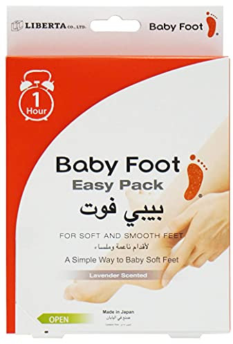 BABY FOOT | Masque Chaussette Exfoliant Pieds | Anti callosités & Peaux Mortes | Fabriqué au Japon | 1 Paire