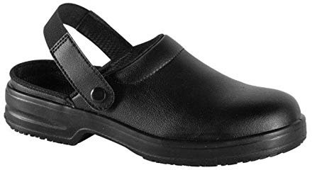Vidar Berufsclog 0703 schwarz Küche Gastro Labor Krankenhaus rutschhemmend Arbeitsschuhe (47)