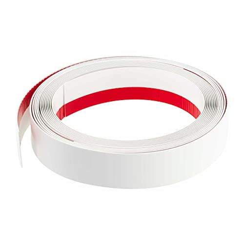 Fensterleiste Flachprofil PVC selbstklebend 50mm breit 5m lang Abdeckleiste