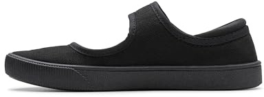 Clarks 261196497 Niñas Bailarinas, Negro (Black Fabric Black Fabric), 31 EU