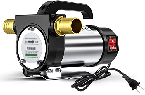 Pompa Aspira Olio Elettrica 220V Volt Autoadescante Pompa Di Tensione AC Pompa Gasolio Pompa Travaso Gasolio For Il Rifornimento Escavatori, Navi, Tamburi Di Petrolio, Camion Di Grandi Dimensioni