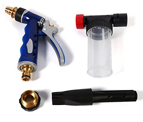 Schauma Wassersprühgerät 2 in 1 Funktion Sprüh Schaum oder Wasser, Auto-Reinigungsschaum Waschschaum Foamaster Wasser Seife Shampoo Sprayer Hohe Sauberkeit, Schaumwaschpistole