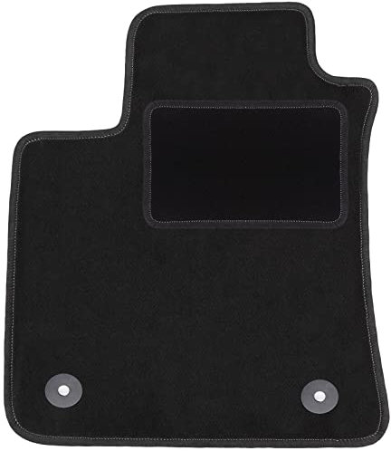 Wielganizator Automatte – Passend für Renault Megane IV Grand-Coupe, Liftback, Kombi, Grandtour, Coupé, GT 2015- – Velours – Autozubehör - Praktische Fußmatte Auto – 1-teilig - schwarz