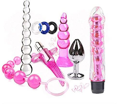 JUMOK 9 pièces/set Bụtt plụg silikon mạssaggẹr set pour jeux de couple