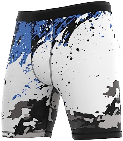 SMMASH Kompressionshose Herren Laufhose Kurz Leggings Sportleggings Für Männer Atmungsaktiv Second Skin Technologie Running Hose Leicht Sporthose