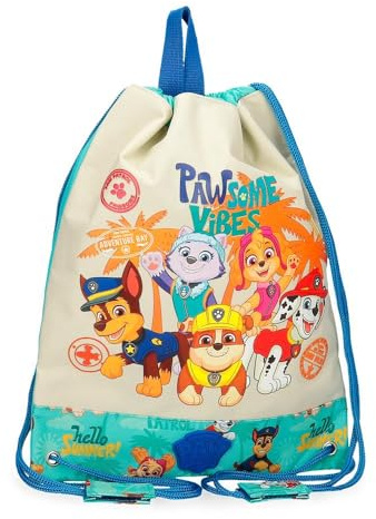 Joumma Paw Patrol Pawsome vibes Mochila escolar, mochila infantil, fabricada en Poliéster, varios compartimentos, Tirantes anchos y ajustables.