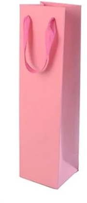 Flaschentüten Kraftpapier-Verpackungsbeutel, Regenschirm, isolierter Becher, Geschenk, Handverpackungsbeutel, kleine Flasche, frischer Rotwein-Verpackungsbeutel(Color:Pink,Size:10 PCS_9X9X35CM)