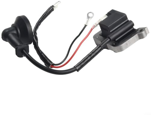 Hautement compatible avec bobine d'allumage pour tronçonneuse, débroussailleuse, tondeuse à gazon, 2 moteurs, centres de 52 mm