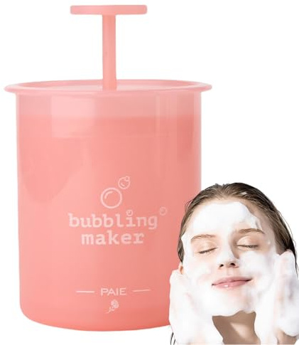 Creatore di schiuma, schiumatore di sapone - Schiuma rapida manuale per schiuma a bolle - Pompa ergonomica, strumento per la pulizia del viso per la cura della pelle, creatore di schiuma