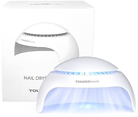 TOUCHBeauty Sèche-ongles pour vernis à ongles normal avec séchoir à air et dispositif de séchage de vernis à ongles LED (pas pour vernis à ongles gel) AG-2130