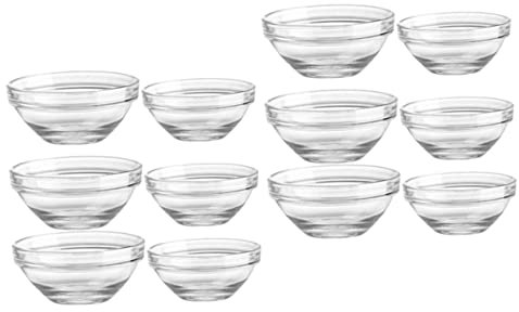 Cabilock 12pièces Multifonctions Pour Desserts Et Aliments Ramequins Transparent Pour Pudding Et Gelée Accessoires De Cuisine Petite Et