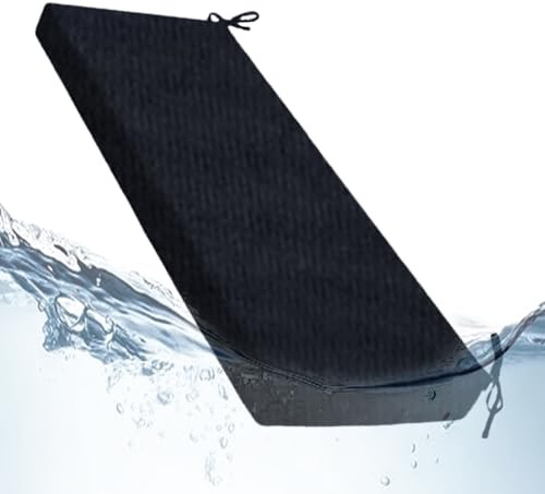 Cojín de Banco para Exteriores, Asiento oscilante para Muebles de Patio, Almohada Antideslizante, Repuesto para Tumbona, cojín para Silla de jardín, Porche
