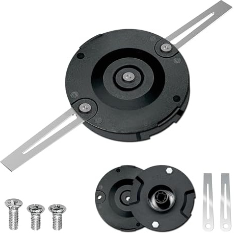 Viilich Aggiornamento Dischi a Doppia Lama Compatibile con decespugliatore | Gartenmeister | Mr Gardener | Gardol,Compatibile con GE-CT 18 LI,Gardol GAT-E 20 LI