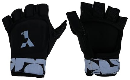 Y Y1 Hockey, MK Shell Glove, Short Fingers, Field Hockey Glove, Reinforced Plastic, Open Palm Design, Full Hand Protection, Kids Gloves, As Used by International Players