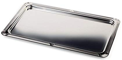APS 11110 GN-Tablett Profi LINE 1/1, Edelstahl, 53 x 32,5 cm, Höhe 1 cm, spülmaschinengeeignet, Made in Germany