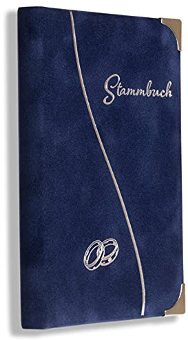 Stammbuch Klemmschiene blau Anelli Hochzeit Standesamt Stammbuch der Familie incl. Einleger
