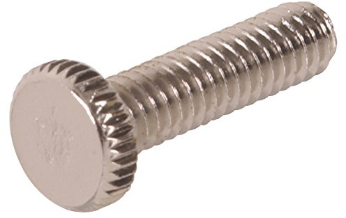 The Hillman Group 54070 8-32 x 1/2-Inch Nickel Plated Knurled Head Screw, 50-Pack