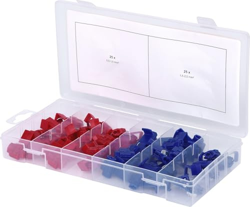 KS Tools 970.0570 Sortiment Abzweigverbinder, 50-tlg.
