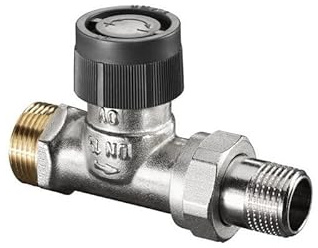 Oventrop Thermostatventil Baureihe A DN 15, G 3/4 AGxR 1/2 AG, DG, MS vern.