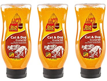 3 x Defenders Outdoor Cat & Dog Repellent Crystal Gel Deters Cats & Dogs - 450ml