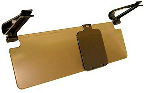 MSA Car Anti-Glare Sun Shade Dazzle Blocker Visor Mirror View Day Night Driving With Slider