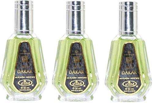 Al Rehab Moschus-Duft, authentisch, 35 ml, hochwertige Qualität, 35 ml, 3 Stück (Dakar)