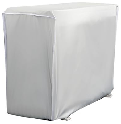 Copri Condizionatori Copertura Condizionatore Esterno Copertura Motore Condizionatore Esterno Impermeabile Anti-Polvere Anti-Neve (Large)