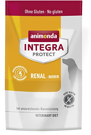 Nourriture pour Chien Integra Protect Renal (1 x 4 kg) - Recommandé par Les vétérinaires - Complément Alimentaire Sec de qualité supérieure d'animonda pour Chiens Adultes Contre Les problèmes rénaux