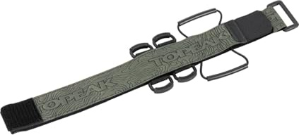 TOPEAK Unisex – Elementta Strap sadelväska med kardborreband, grön, L
