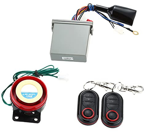 Antivol Moto ERYUE 1 Voie 986E Alarme Système Moteur Démarrage Distance Immobilisation Mini Émetteur