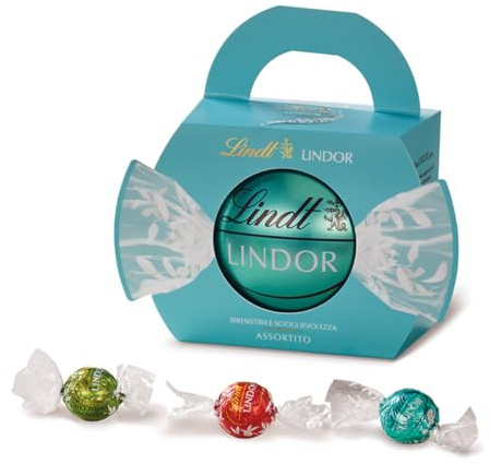 Cioccolatini Praline Assortite Lindt Lindor Boules Maxi Ball in Latta da 200 g