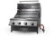 Einbau Gasgrill Hermann XL - Classic Einbaugrill mit Deckel für Outdoor Küche Grillküche – Gasgrill 100% aus Edelstahl – Fettwanne mit Frontauszug – 4x5kW Brenner – Made in Germany