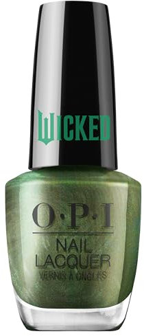 OPI x Wicked Nail Lacquer – Ozitively Elphaba – OPI Nagellack Grün – Nagellack schnelltrocknend – hält bis zu 7 Tage – mit ProWide Pinsel – 15 ml