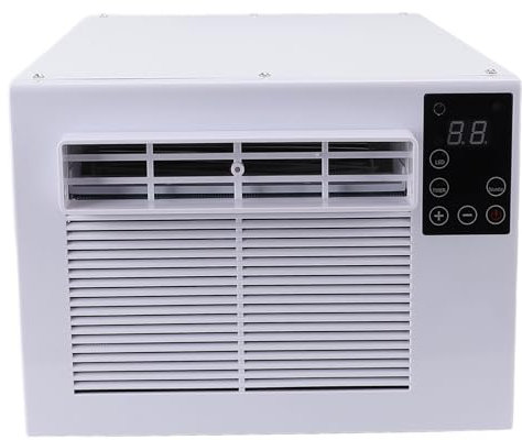 Hyuduo Air Acondicionador Portátil Unidad de Acondicionamiento de AC Pequeño de Enfriamiento con Control Remoto 1876BTU para Campamento de Carpa RV Oficina de 120 Pies Cuadrados Air (EU
