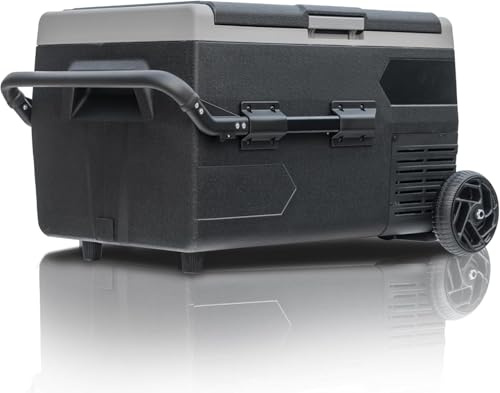 Smad Auto Kühlbox, -20°C bis 20°C, 50L Kompressor Kühlbox 12V 24V, für Auto, LKW, Wohnmobil, Outdoor, Picknick, Road Trip