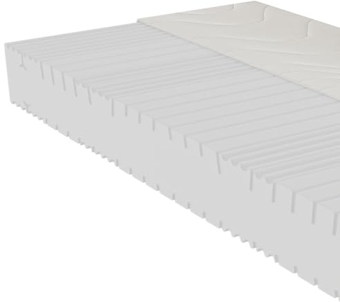 BeCo Matratze Duo-Star / 90 x 200 cm / H3+H4 / Testnote 1,0 / Kaltschaum/Zwei Liegehärten in Einer Matratze / 21 cm/Oeko-TEX Standard 100/100 Nächte Probeschlafen