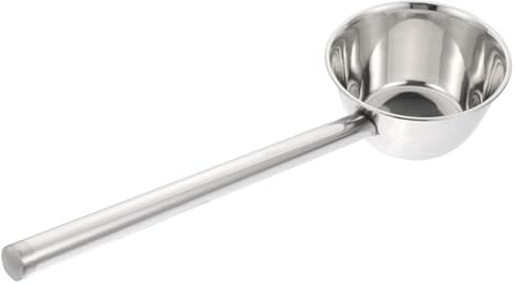 Zerodeko Mestolo con Manico Acciaio Resistente per Cucina e Irrigazione Giardino Pratica Paletta Allungata per Uso e Agricolo