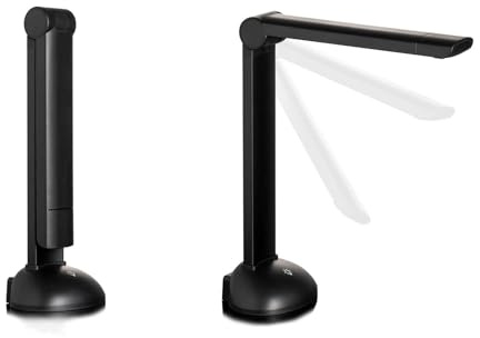 SEAFRONT Scanner de Documents Portables Intelligents, Livre USB avec OCR, Appareil Photo 8MP, Taille A3 pour Les Documents de Numérisation, Les Factures, Les Cartes d'identité et Les Passeports (H3)