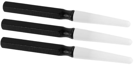 Veemoon Kit de 3 Stylos Huiliers Noirs pour Montres Mécaniques – Outil D’horloger en Métal à Aiguille Fine pour Lubrification Précise, Portable et Compact – Ensemble Professionnel