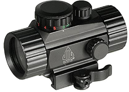 UTG Leuchtpunktvisier 4 Zoll Compact Ita Target Dot Sight With Integral QD Picatinny Mount, Schwarz, SCP-RG40SDQ