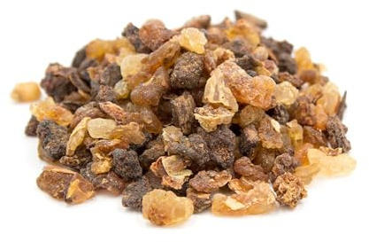 Luxflair Premium Myrrhe à Fumer/brûler, 50g de résine Pure grossièrement moulue, encens pour Le Charbon de Bois ou Le Tamis à encens