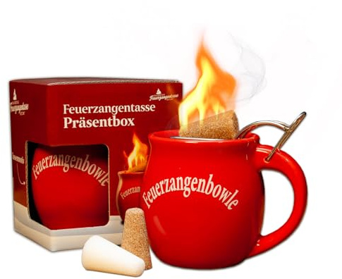 Feuerzangentasse 1er-Set, Rot - für Feuerzangenbowle